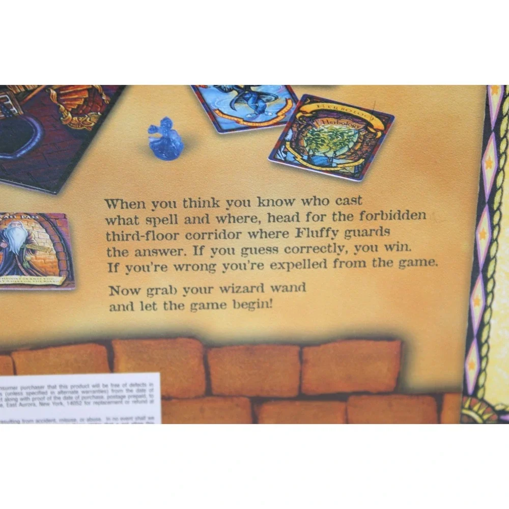 VTG Harry Potter Mystery at Hogwarts Game Mattel, 2000 w/ EXTRAS!